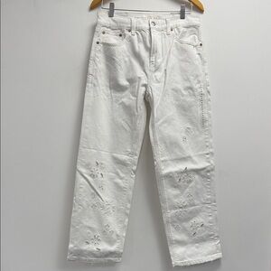 American Eagle Outfitters Women’s White Ex-Boyfriend Jeans